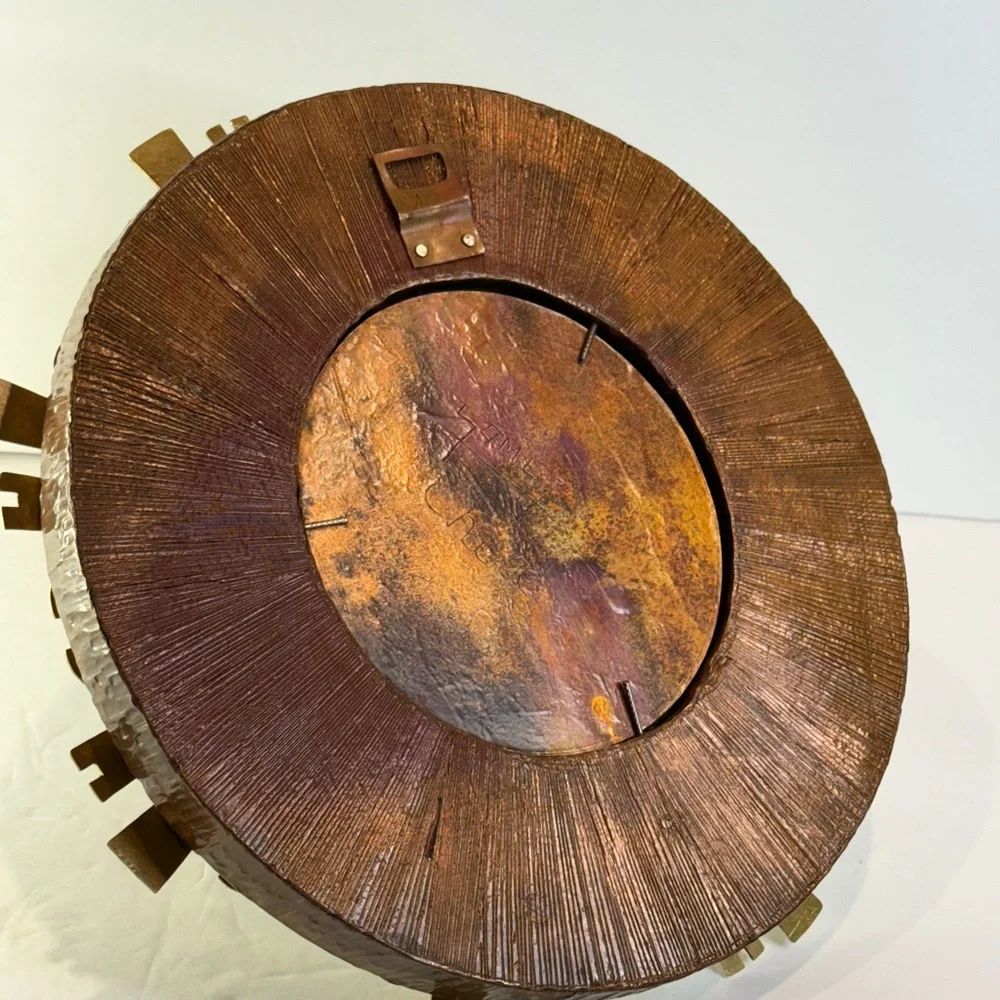 Artisan Mid-Century and South American craftsmanship 💙 Hand-etched Mirror